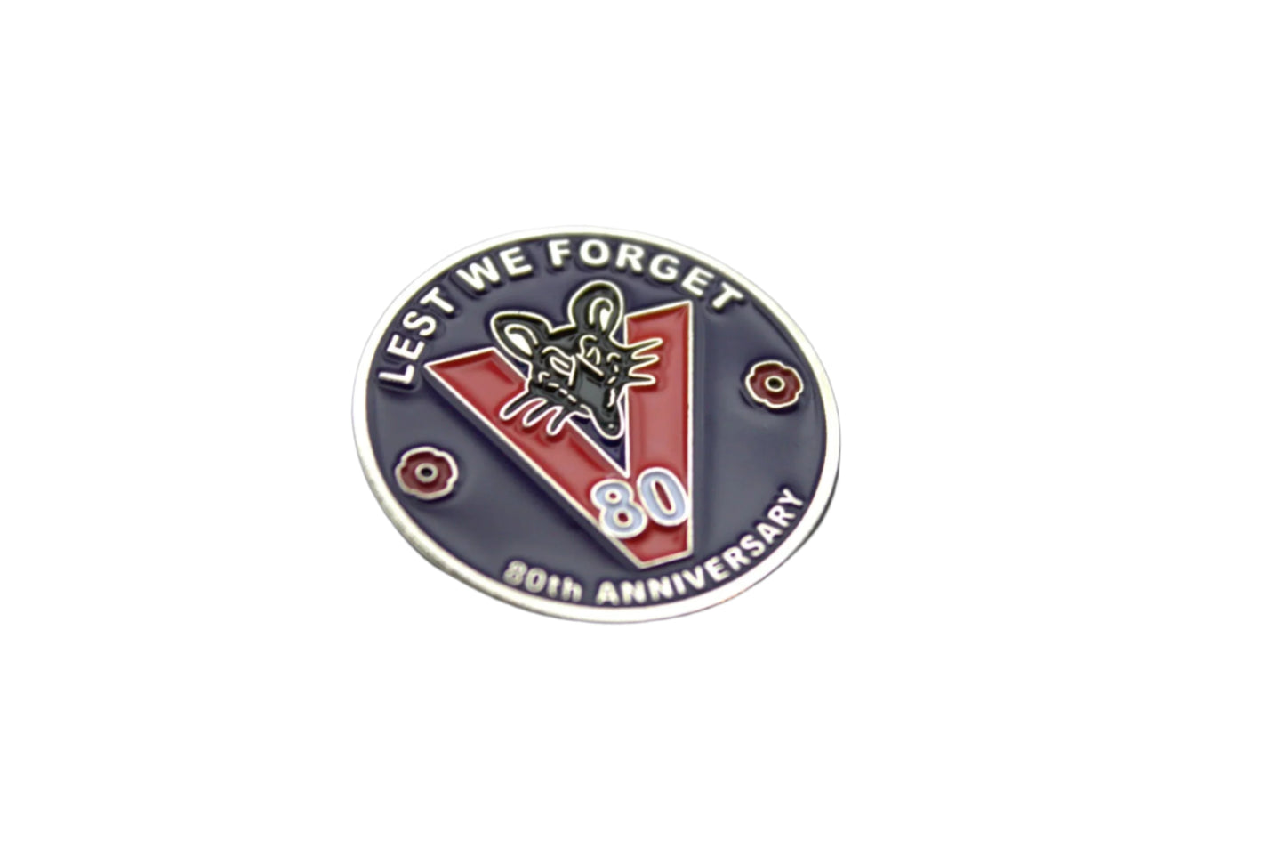 VE-Day 80 Commemorative Pin Badge