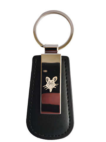 Rat Engraved Keyring Fobs