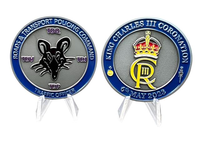 HM King Charles III Coronation 2023 Souvenir Challenge Coin - MPS Garages