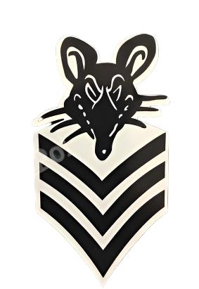 The Sergeant stripes sticker