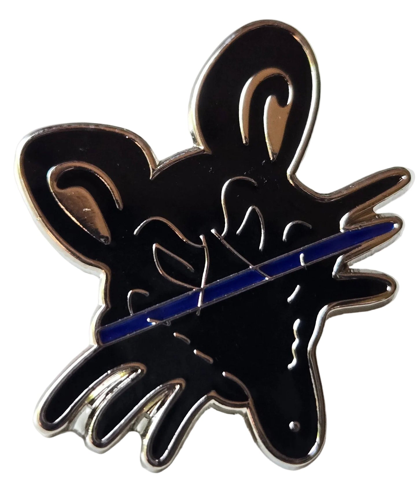 TBL Cut Out Rat Lapel Pin Badge
