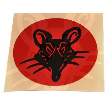 Small Red Reflective Sticker