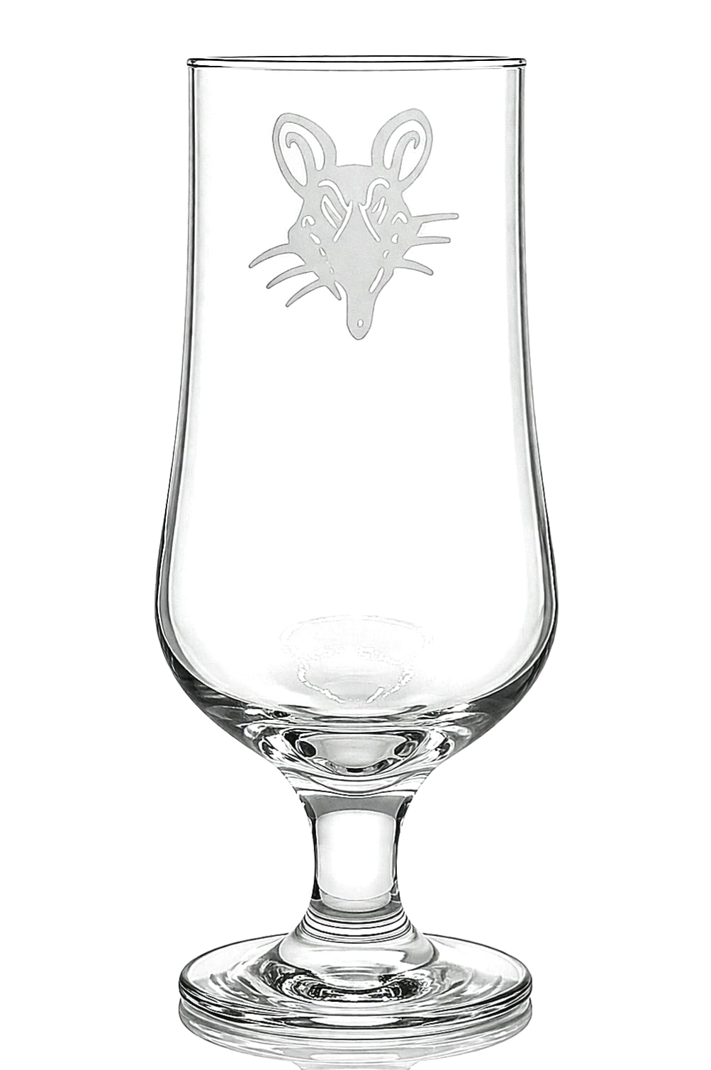 Black Rat Bossie Tall Beer Glass