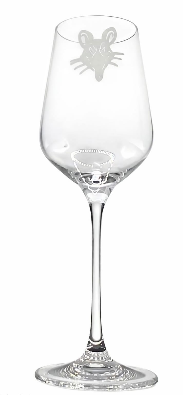 Black Rat Bossie Wine Glass