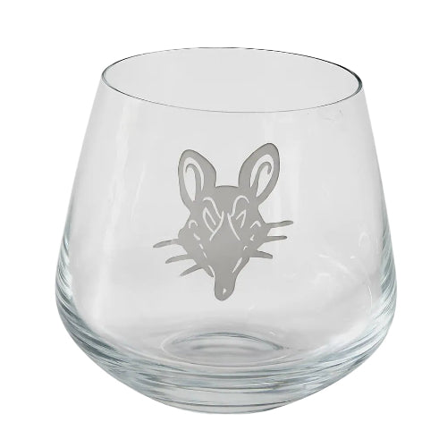 Black Rat Crystal Whisky Glass