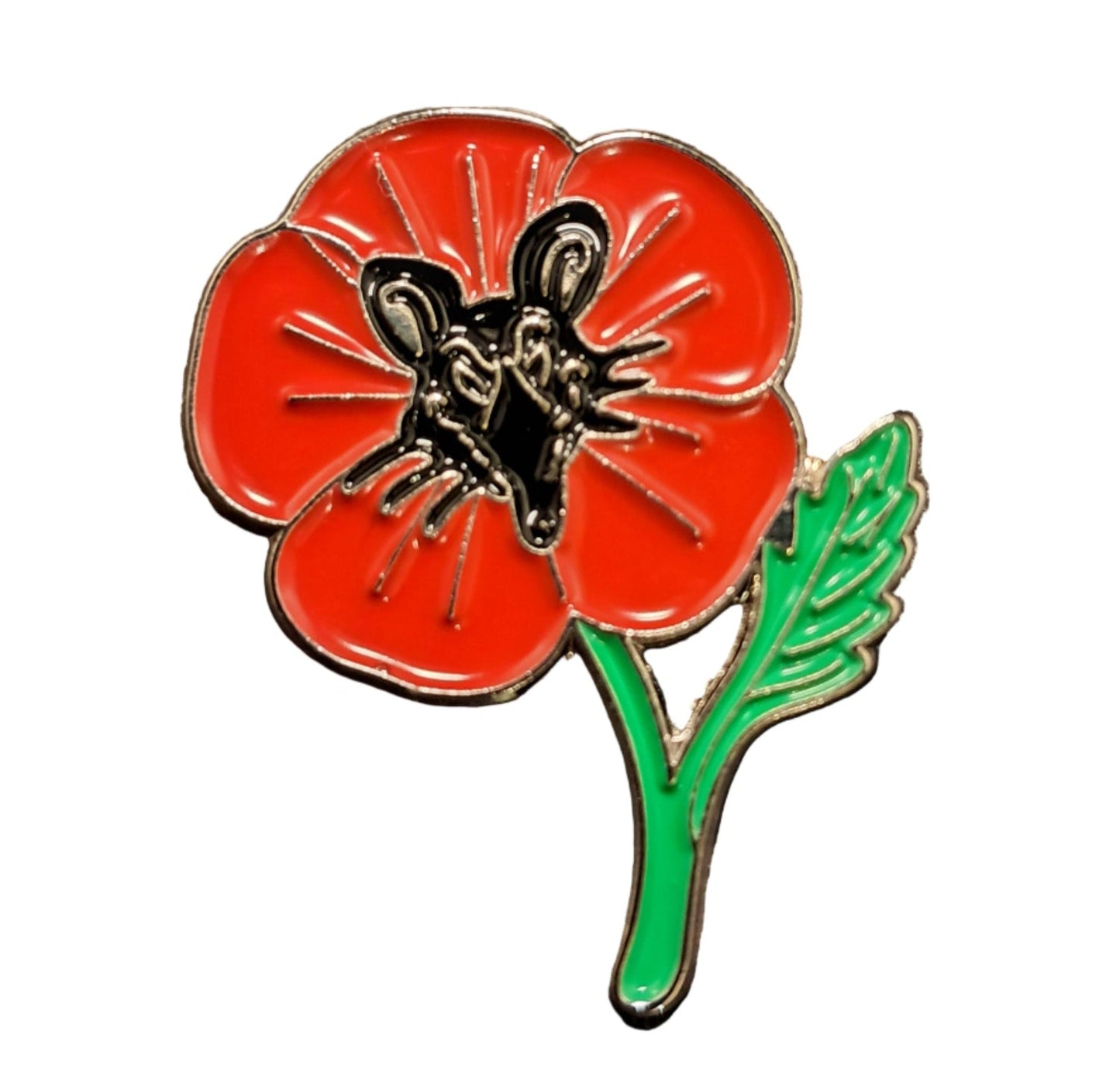 Black Rat Remembrance Brooch