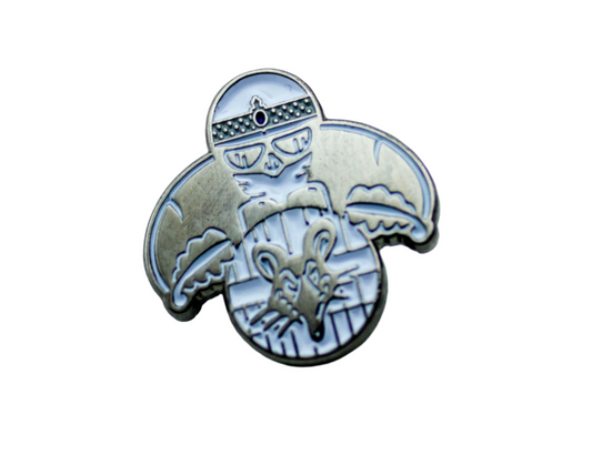 Café Racer Rat Lapel Pin