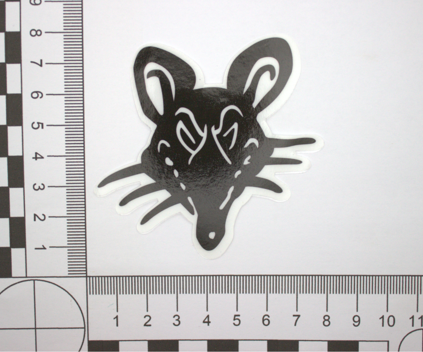 Cut Out Rat Sticker