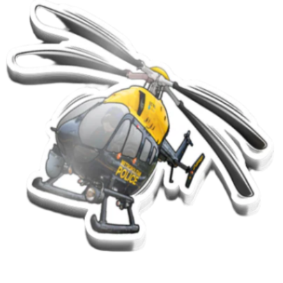 NPAS (London) EC145 Caricature Sticker
