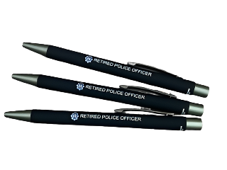 Laser Engraved Pen - Retired Police Officer