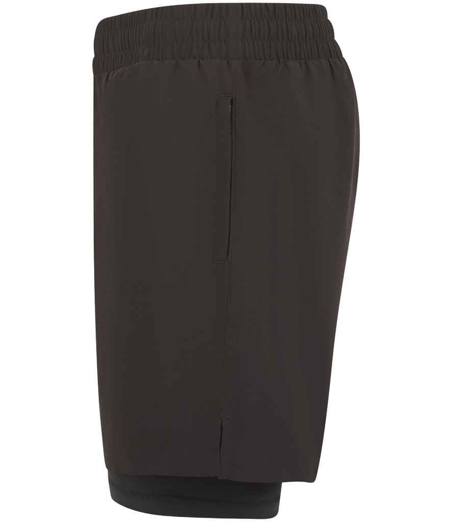 Black Rat - Men's Double Layer Sport Shorts